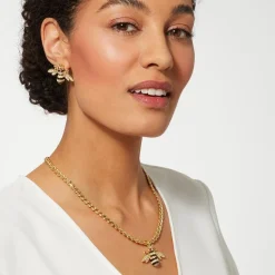 The Met Store Jeweled Bee Pendant Necklace* Necklaces