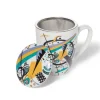 The Met Store Kandinsky Small Worlds Covered Mug with Tea Infuser* Tableware