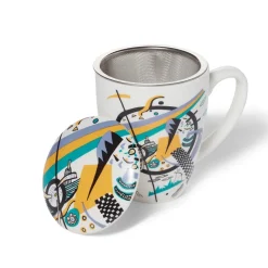 The Met Store Kandinsky Small Worlds Covered Mug with Tea Infuser* Tableware