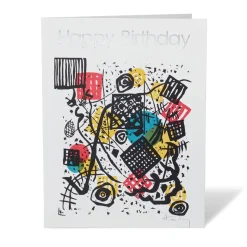 The Met Store Kandinsky Small Worlds Happy Birthday Cards* Notecards & Correspondence