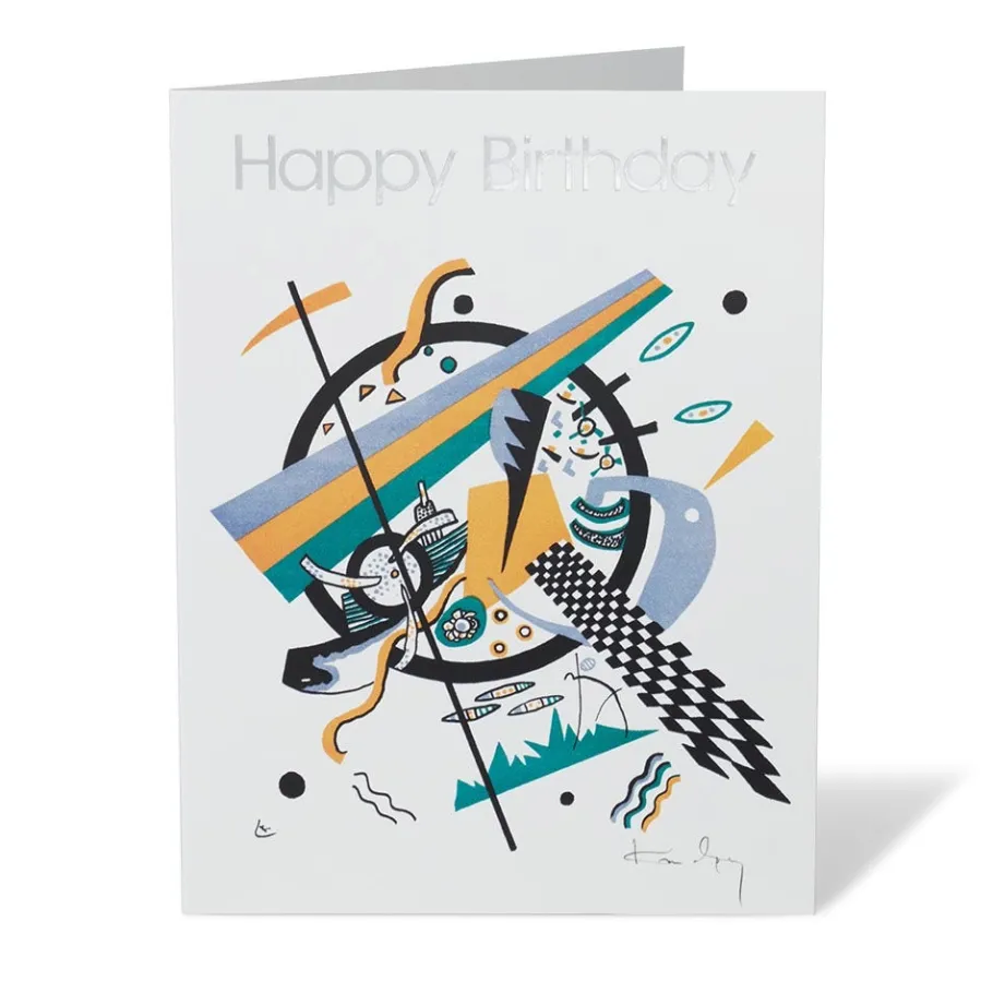 The Met Store Kandinsky Small Worlds Happy Birthday Cards* Notecards & Correspondence