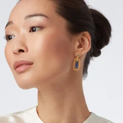 The Met Store Kashan Carpet Rectangular Drop Earrings* Earrings