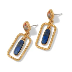 The Met Store Kashan Carpet Rectangular Drop Earrings* Earrings