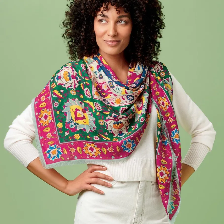 The Met Store Kashan Carpet Square Scarf* Scarves & Wraps