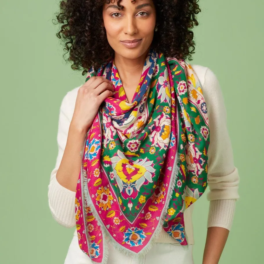 The Met Store Kashan Carpet Square Scarf* Scarves & Wraps