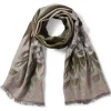 The Met Store Louis C. Tiffany Gladioli Wool-Blend Shawl* Scarves & Wraps