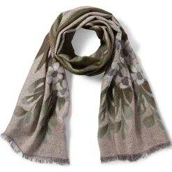 The Met Store Louis C. Tiffany Gladioli Wool-Blend Shawl* Scarves & Wraps