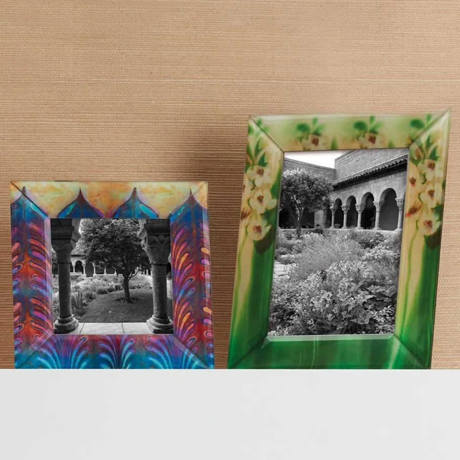 The Met Store Louis C. Tiffany Gladioli Rectangular Glass Frame* Decorative Accents