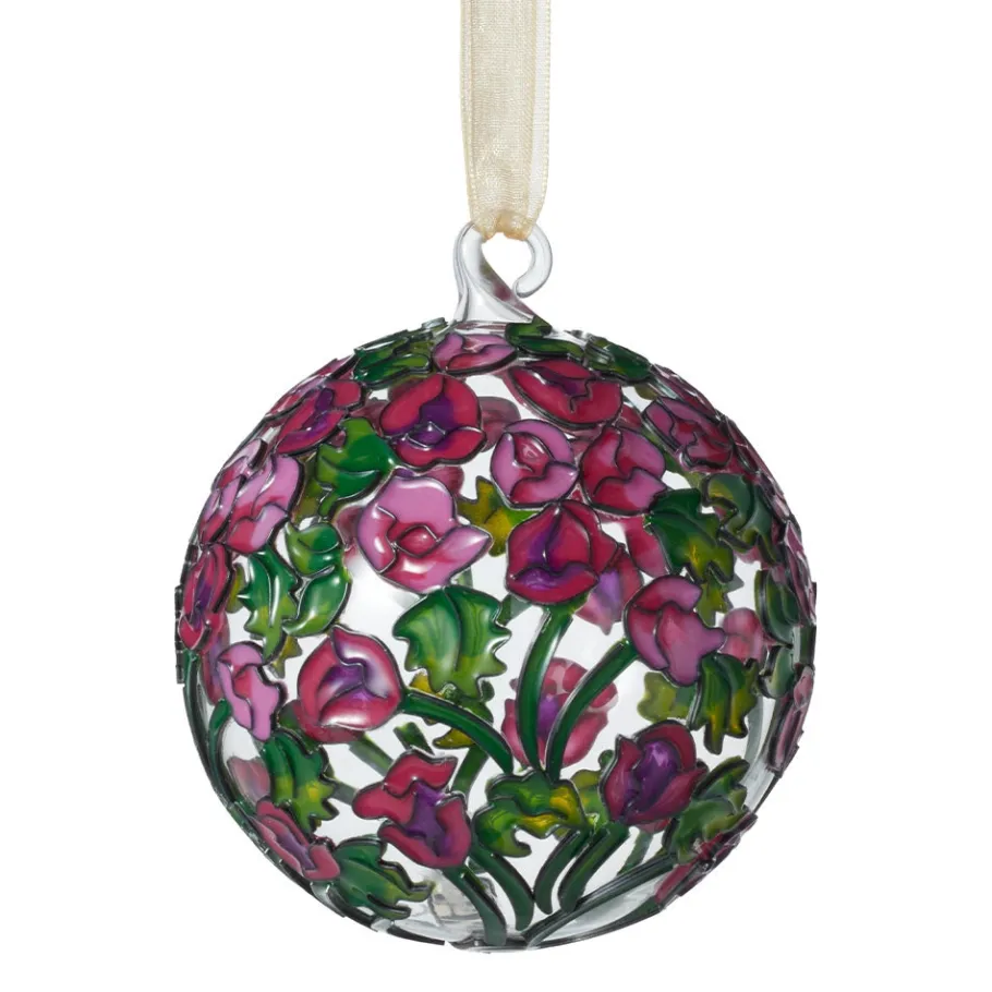 The Met Store Louis C. Tiffany Hollyhocks Cloisonné Ornament* Ornaments