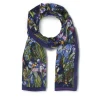 The Met Store Louis C. Tiffany Irises Oblong Silk Scarf* Scarves & Wraps