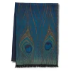 The Met Store Louis C. Tiffany Peacock Feather Wool-Blend Shawl* Scarves & Wraps