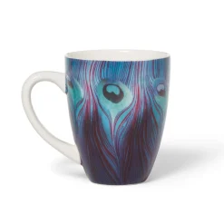 The Met Store Louis C. Tiffany Peacock Feather Covered Mug with Tea Infuser* Tableware