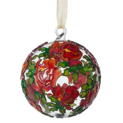 The Met Store Louis C. Tiffany Peonies Cloisonné Ornament* Ornaments