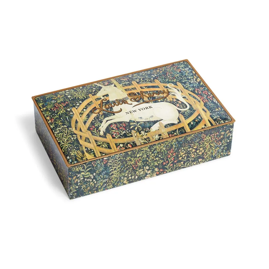 The Met Store Louis Sherry Unicorn in a Garden 12-Piece Chocolate Tin* Tableware