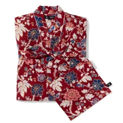 The Met Store Lyon Floral Cotton Women's Robe* Clothing
