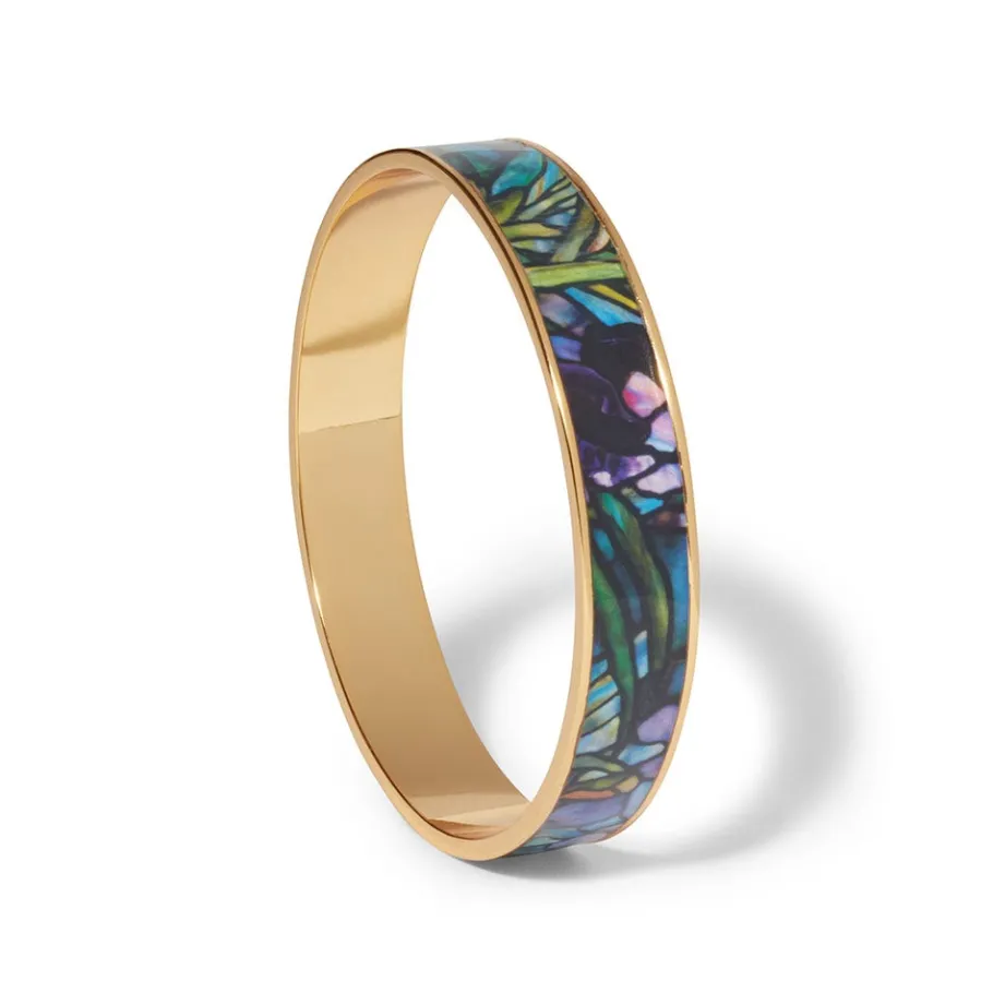 The Met Store Magnolias and Irises Enamel Bangle* Bracelets