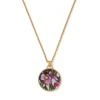 The Met Store Magnolias and Irises Enamel Pendant Necklace* Necklaces