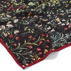 The Met Store Medieval Millefleurs Oblong Silk Scarf* Scarves & Wraps