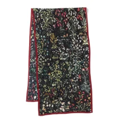 The Met Store Medieval Millefleurs Oblong Silk Scarf* Scarves & Wraps