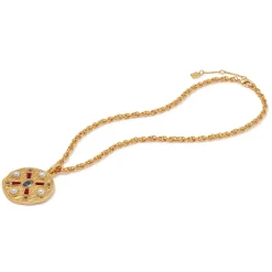 The Met Store Medieval Stone Medallion Pendant Necklace* Necklaces