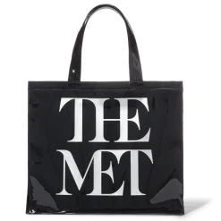 The Met Store Met Logo Vinyl Tote* Bags