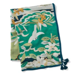 The Met Store Ming Birds and Flowering Branches Oversize Oblong Scarf* Scarves & Wraps