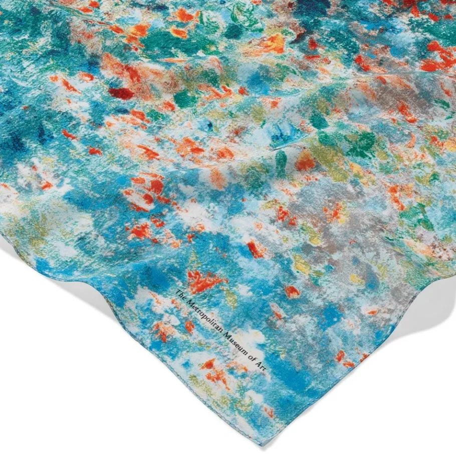 The Met Store Monet Garden at Argenteuil Oblong Silk Scarf* Scarves & Wraps