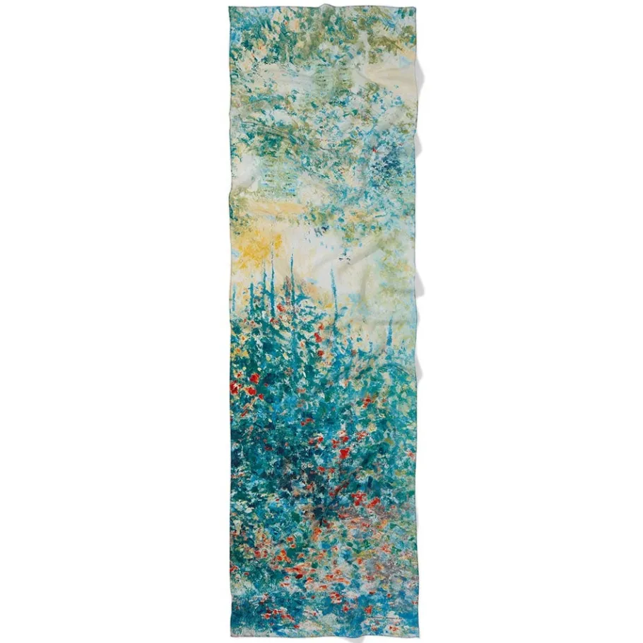 The Met Store Monet Garden at Argenteuil Oblong Silk Scarf* Scarves & Wraps