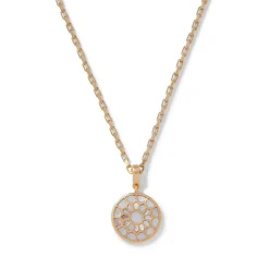 The Met Store Mother-of-Pearl Mosaic T-Bar Pendant Necklace* Necklaces