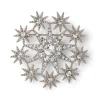 The Met Store Ottoman Star Antiqued Silver Brooch* Pins & Brooches