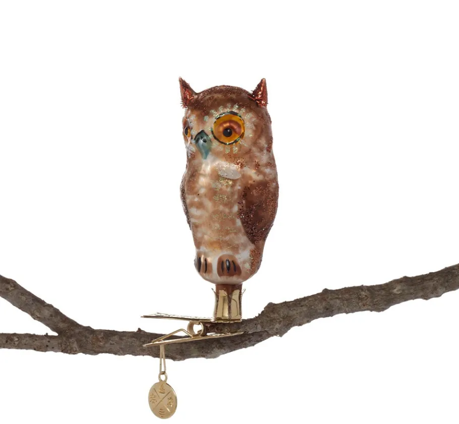 The Met Store Owl Handmade Glass Ornament* Ornaments