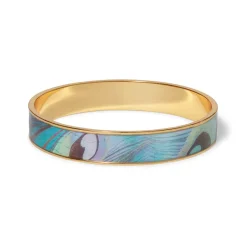 The Met Store Peacock Feather Enamel Bangle* Bracelets