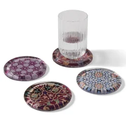The Met Store Persian Patterns Glass Coasters* Tableware