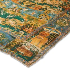 The Met Store Persian Pictorial Textile Oversize Oblong Scarf* Scarves & Wraps
