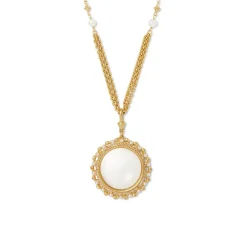 The Met Store Philippine Pearl Magnifier Pendant Necklace* Necklaces