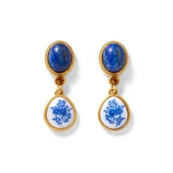 The Met Store Qing Bottle Floral Drop Earrings* Earrings