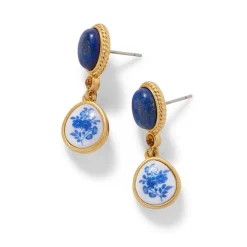 The Met Store Qing Bottle Floral Drop Earrings* Earrings