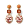 The Met Store Qing Bottle Lotus Pond Drop Earrings* Earrings