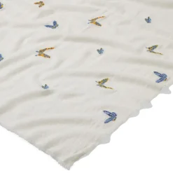 The Met Store Qing Embroidered Butterflies Oblong Scarf* Scarves & Wraps