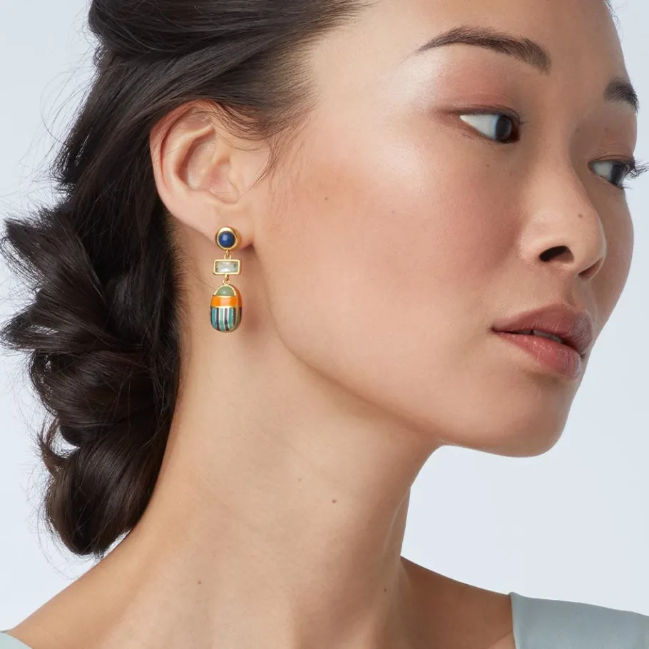 The Met Store Royal Scarab Drop Earrings* Earrings