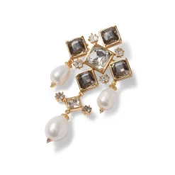 The Met Store Royal Tudor Pearl Chandelier Brooch* Pins & Brooches