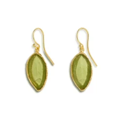 The Met Store Sage Leaf Drop Earrings* Earrings