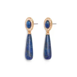 The Met Store Spanish Baldric Lapis Elongated Drop Earrings* Earrings