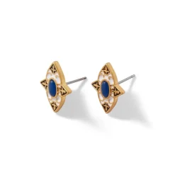The Met Store Spanish Baldric Lapis Stud Earrings* Earrings