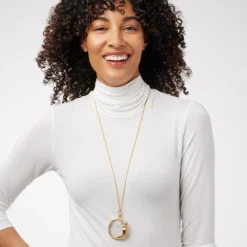 The Met Store Spanish Day and Night Magnifier Pendant Necklace* Necklaces