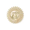The Met Store Spanish Day and Night Sun Brooch* Pins & Brooches