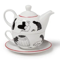 The Met Store Steinlen Cats Tea-for-One Set* Tableware