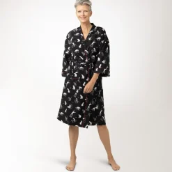 The Met Store Steinlen Cats Unisex Cotton Robe* Clothing