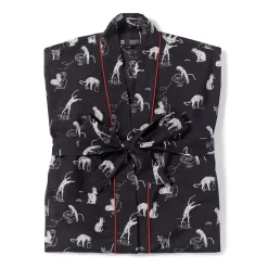 The Met Store Steinlen Cats Unisex Cotton Robe* Clothing