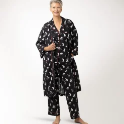 The Met Store Steinlen Cats Unisex Cotton Robe* Clothing
